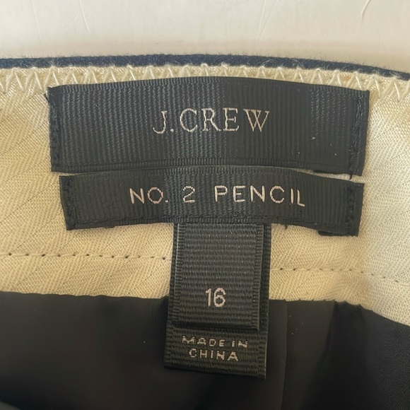 J. Crew Navy No. 2 Pencil Skirt - Picture 6 of 6